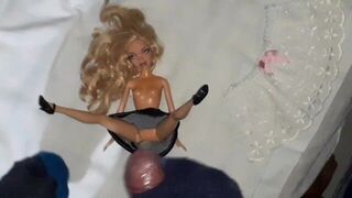 Condom fuck to a little doll bitch - porn video