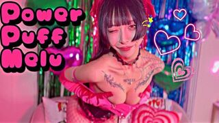 Power Puff Melu strips to get pounded - porn video