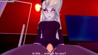 Hazbin Hotel Lilith Gives You A Footjob Hentai POV - porn video