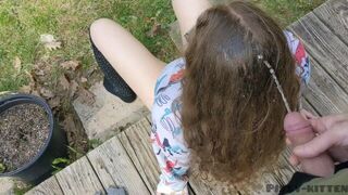 I covered this dirty little slut in pee and made her queef for me - porn video