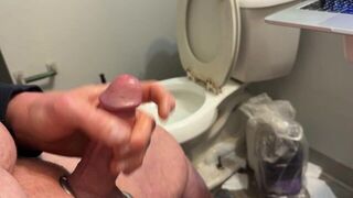 restroom masturbation - porn video