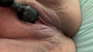 Treating my bbw pussy right after work - porn video