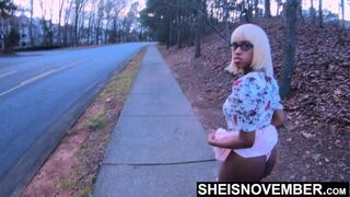 Walking Then Fucked Missionary In Dirt In Public By Stepdad While Sheisnovember Legs Spread Apart - porn video